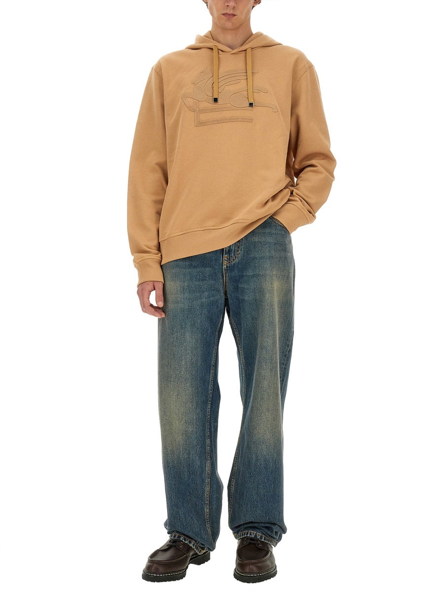 Etro Men Sweatshirt With Pegasus Embroidery - 4