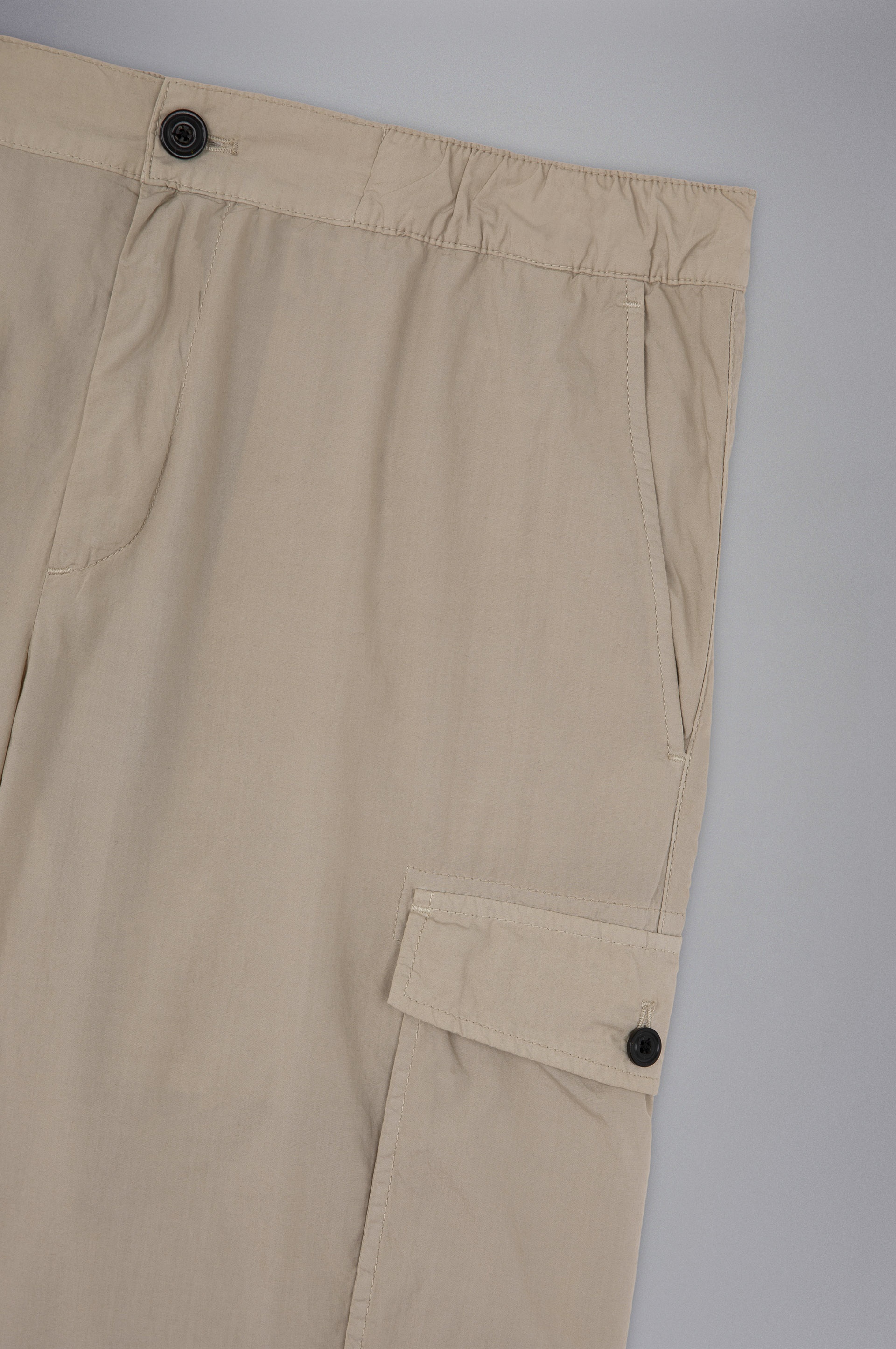 ULTRA-LIGHT POPLIN COTTON CARGO SHORTS - 5