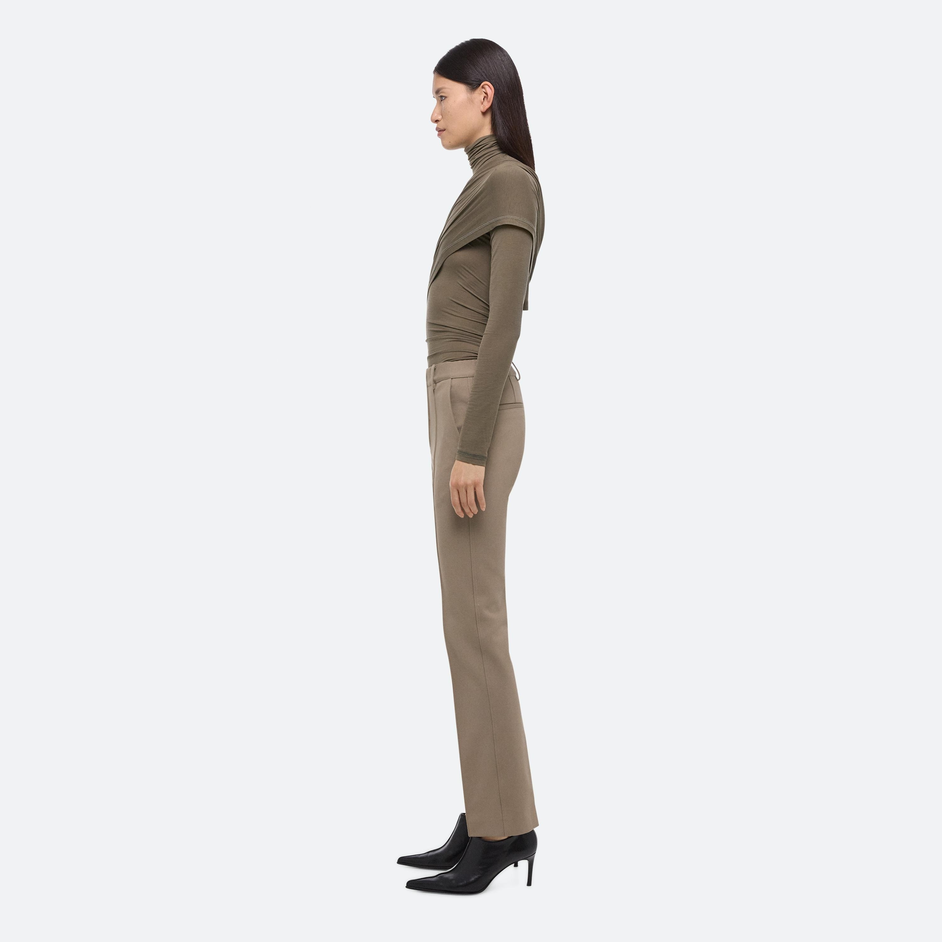SLIM ZIP PANTS - 4