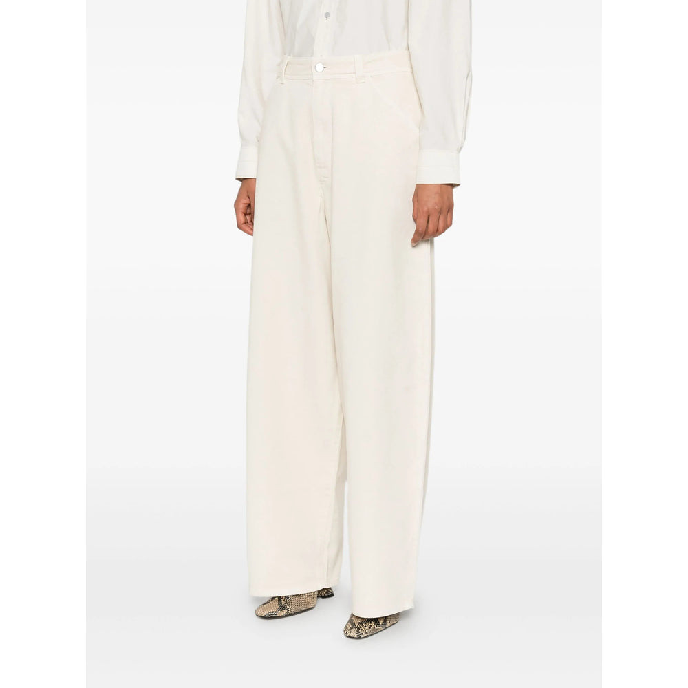 Lemaire Neutrals Denim - Straight-Leg Jeans Women - 5