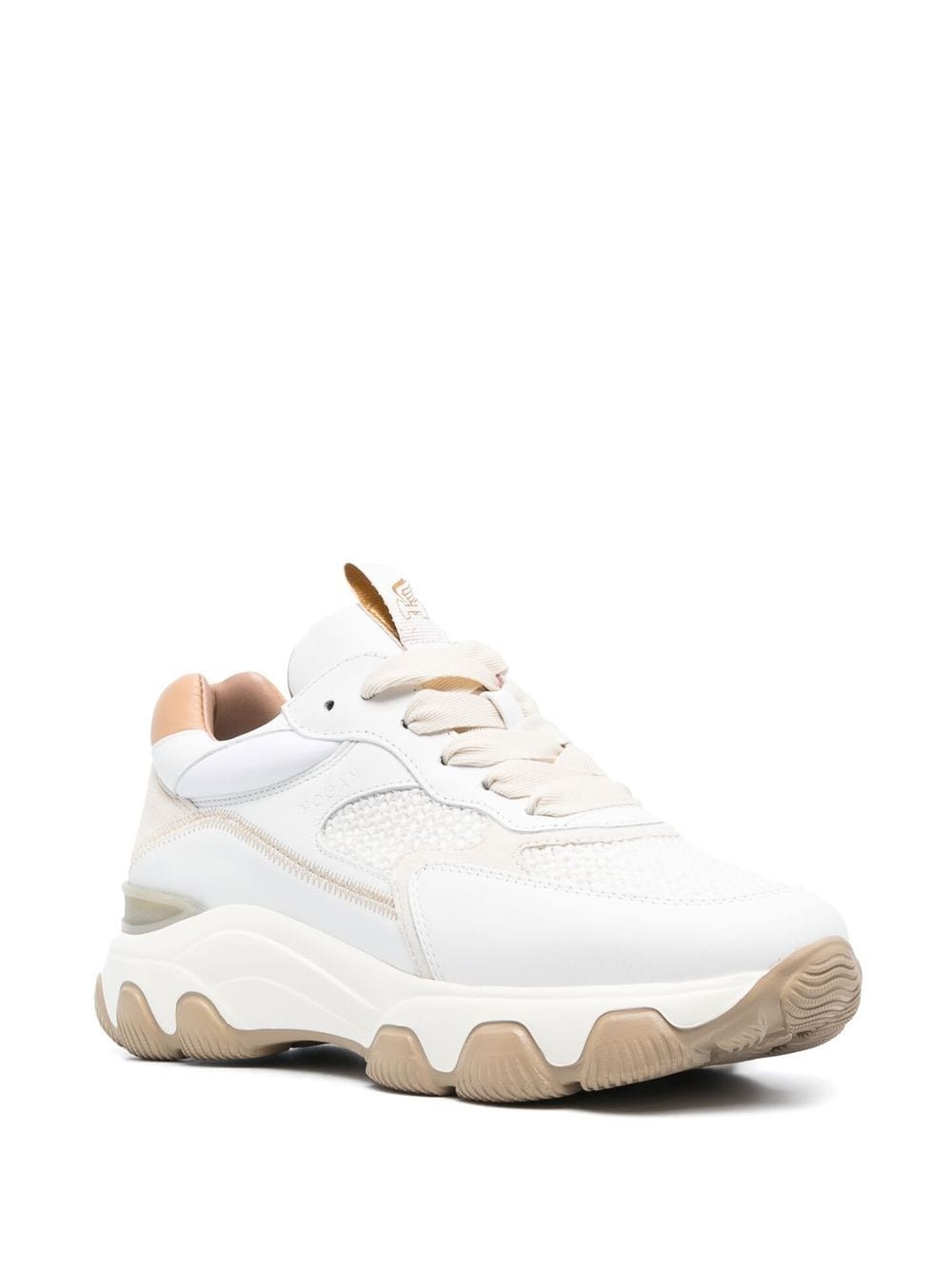 embossed-logo detail sneakers - 2