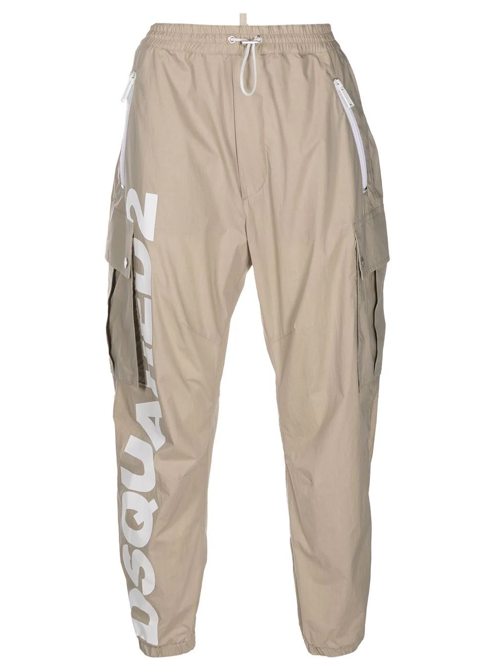 tapered-leg logo-print track pants - 1