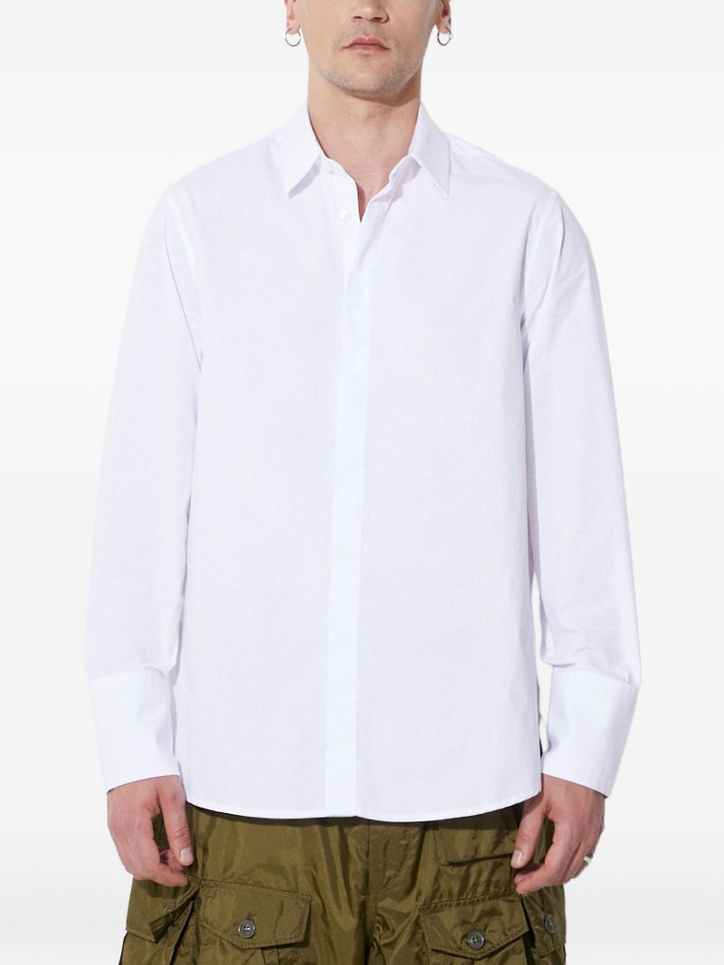 long-sleeved button-up shirt 1