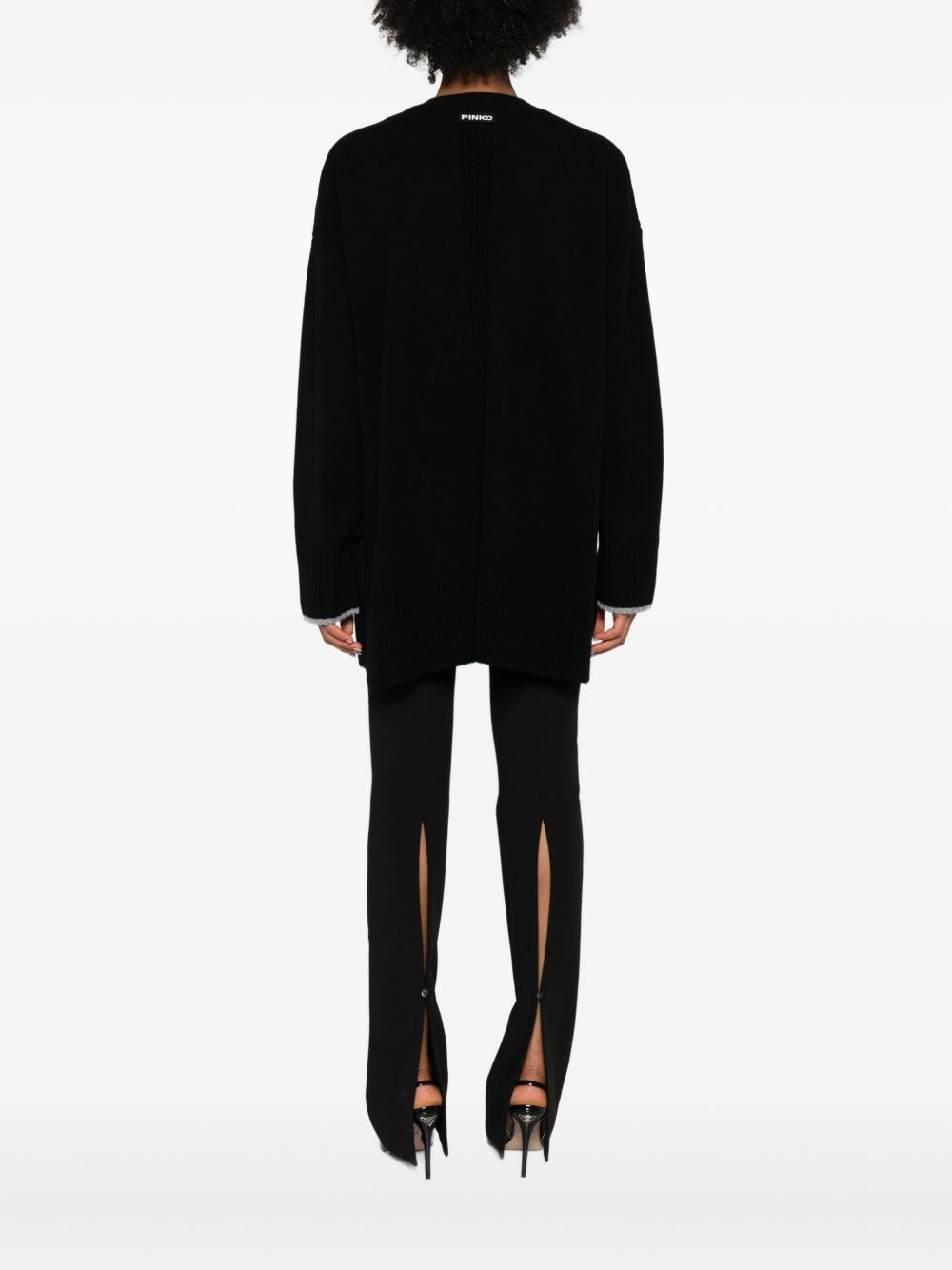 ribbed-knit cardigan - 4
