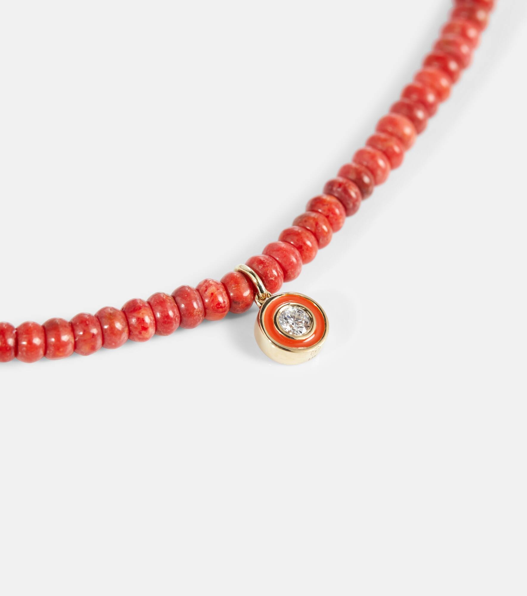 14kt yellow gold beaded bracelet - 6