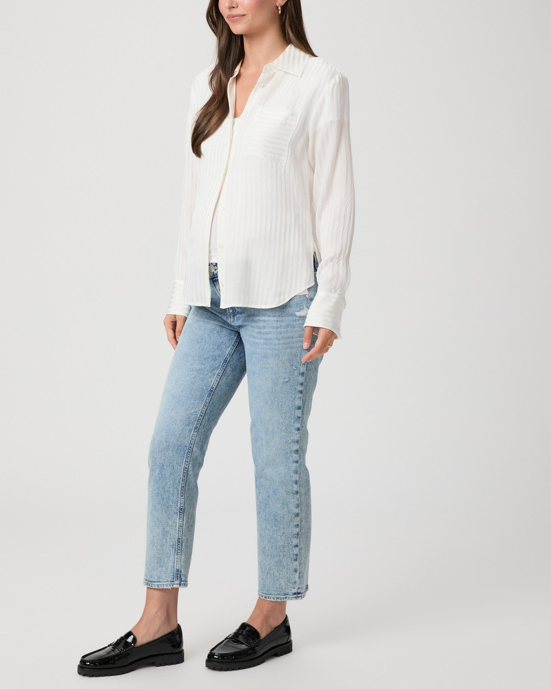 PAIGE Noella Maternity Straight Jean outlook