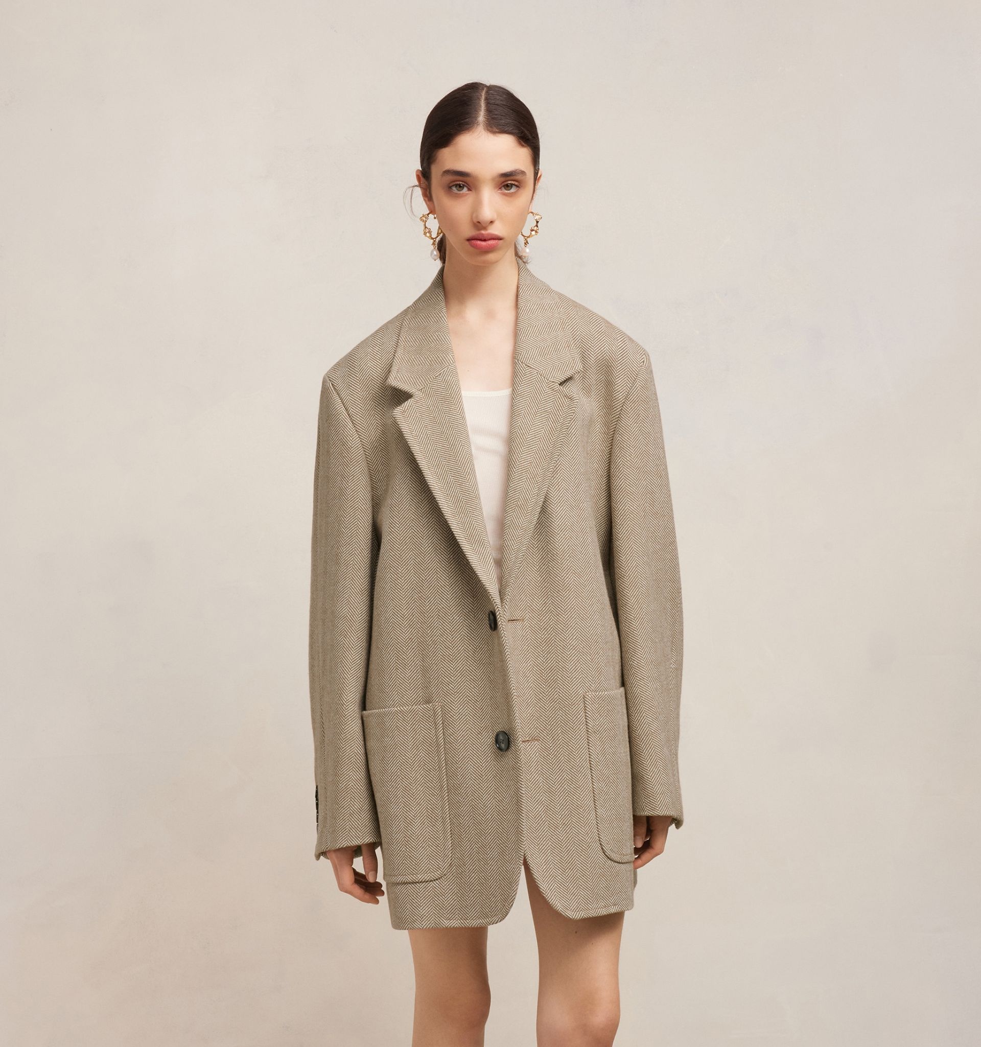 Two Buttons Coat - 6
