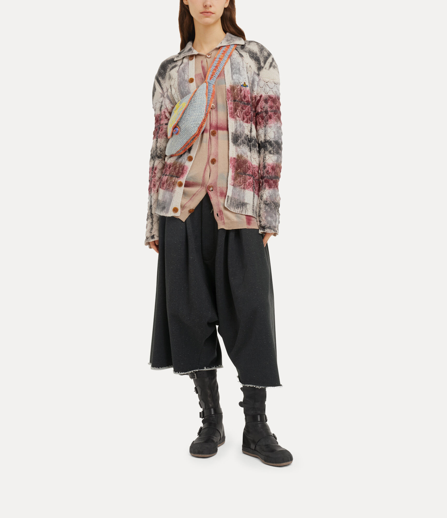 DUAL TARTAN CARDIGAN - 2