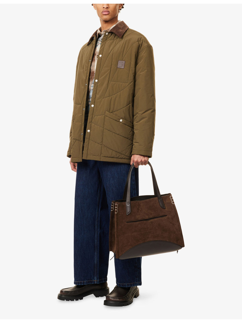 Loewe Corduroy-Collar Padded Shell Overshirt Jacket outlook