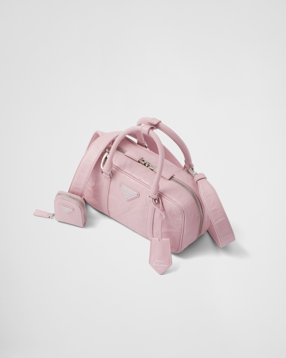 Prada Antique nappa leather top handle bag | REVERSIBLE