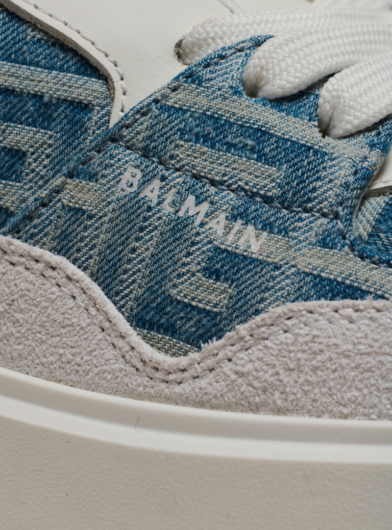 B-Court Flip trainers in monogrammed PB Labyrinth denim 10