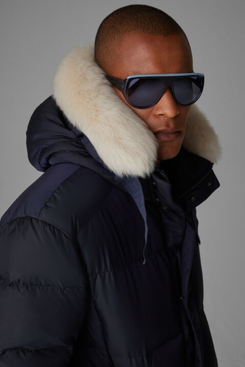 Jones Down jacket in Navy blue 8