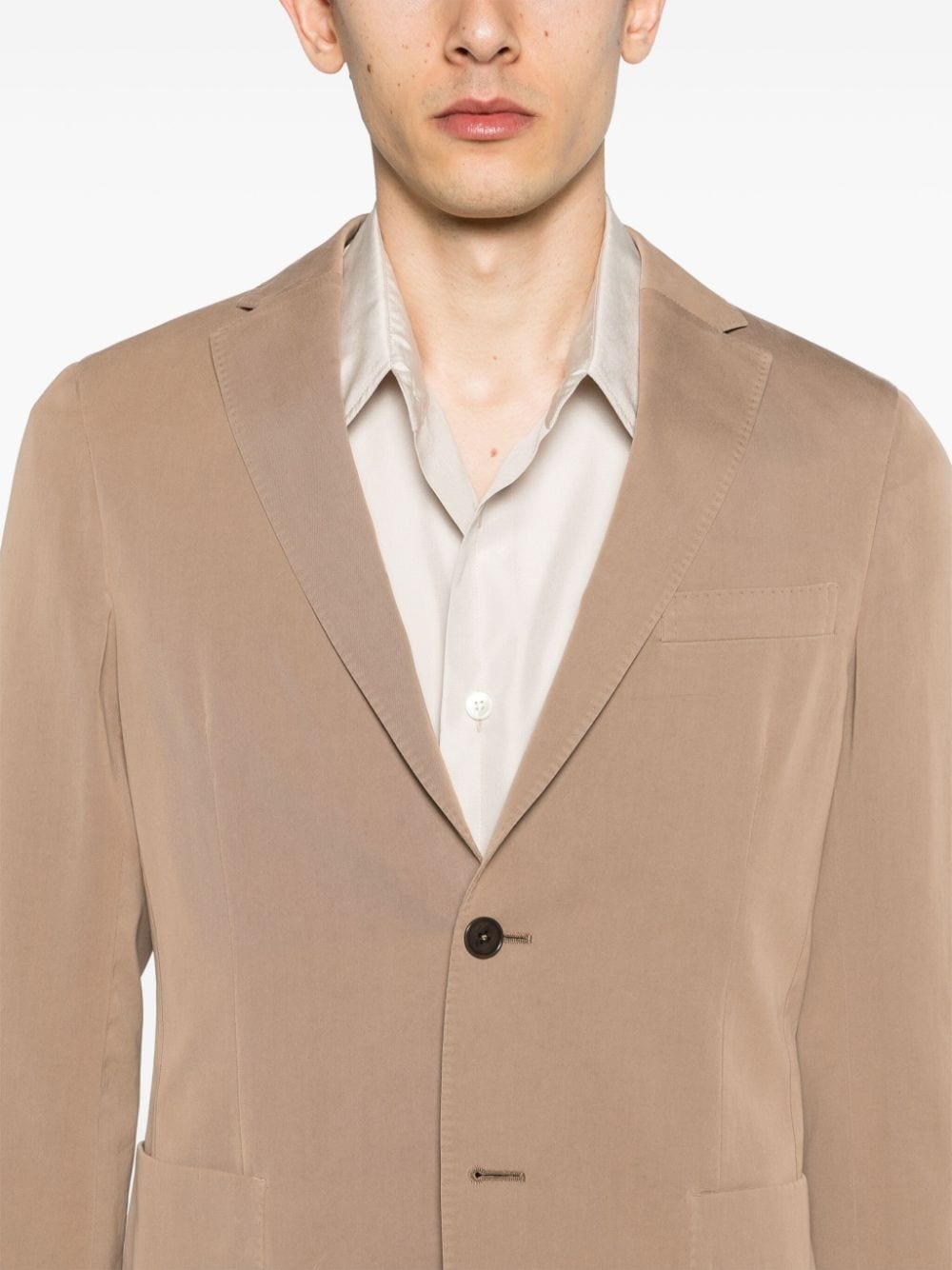 notched-lapels single-breasted suit - 5