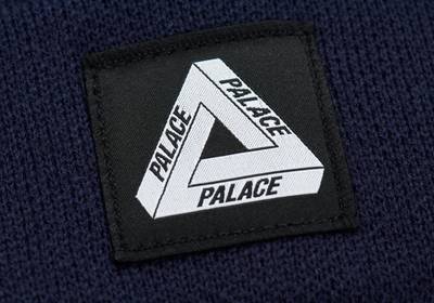 PALACE TRI-FERG PATCH BEANIE NAVY outlook
