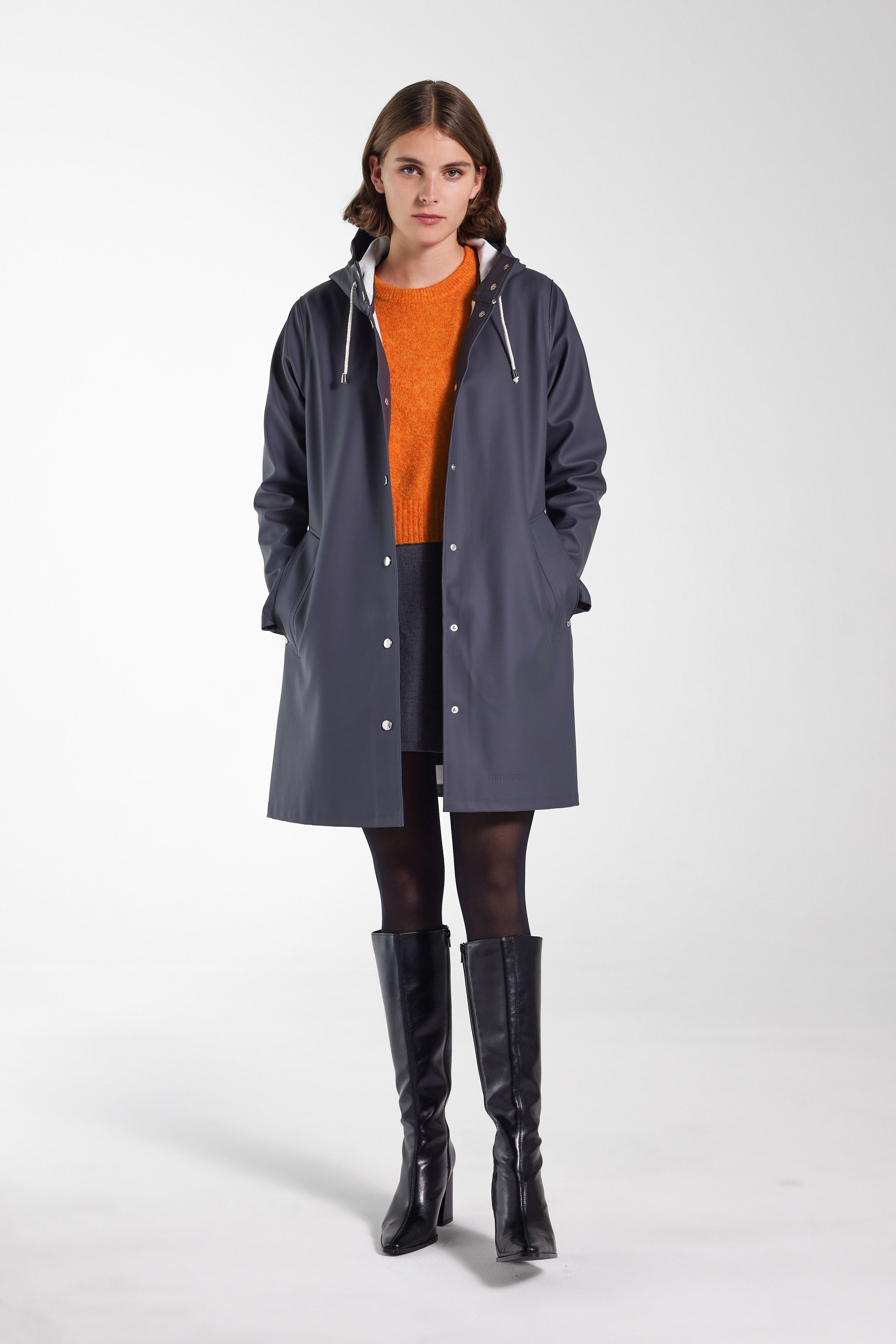 Mosebacke Raincoat Charcoal - 6