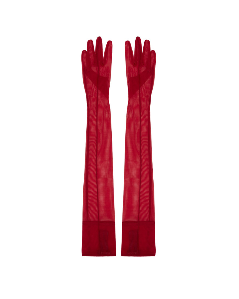 Red Re/edit Stretch Gloves 1