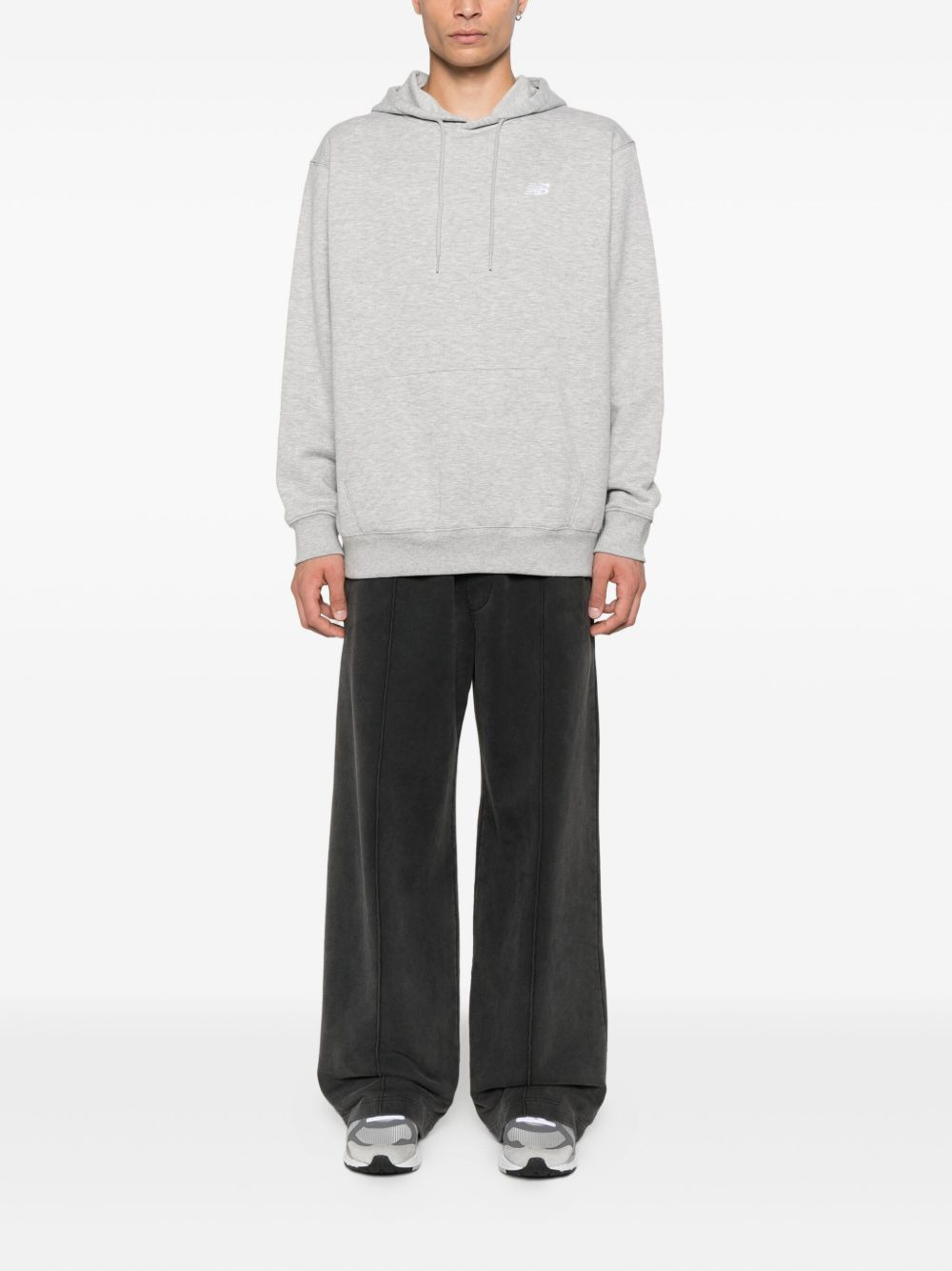 embroidered-logo hoodie - 2