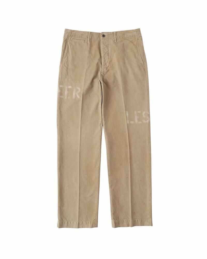 CHINO PANTS HW DMGD BEIGE - 1