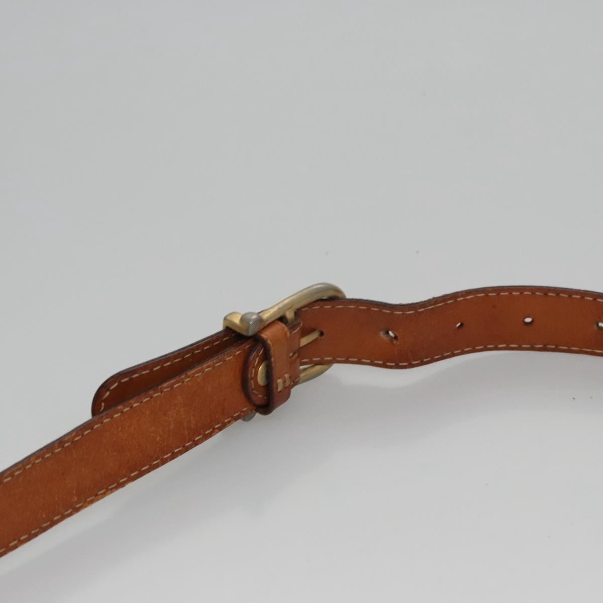 CELINE Macadam Canvas Shoulder Bag Pvc Leather Brown - 8