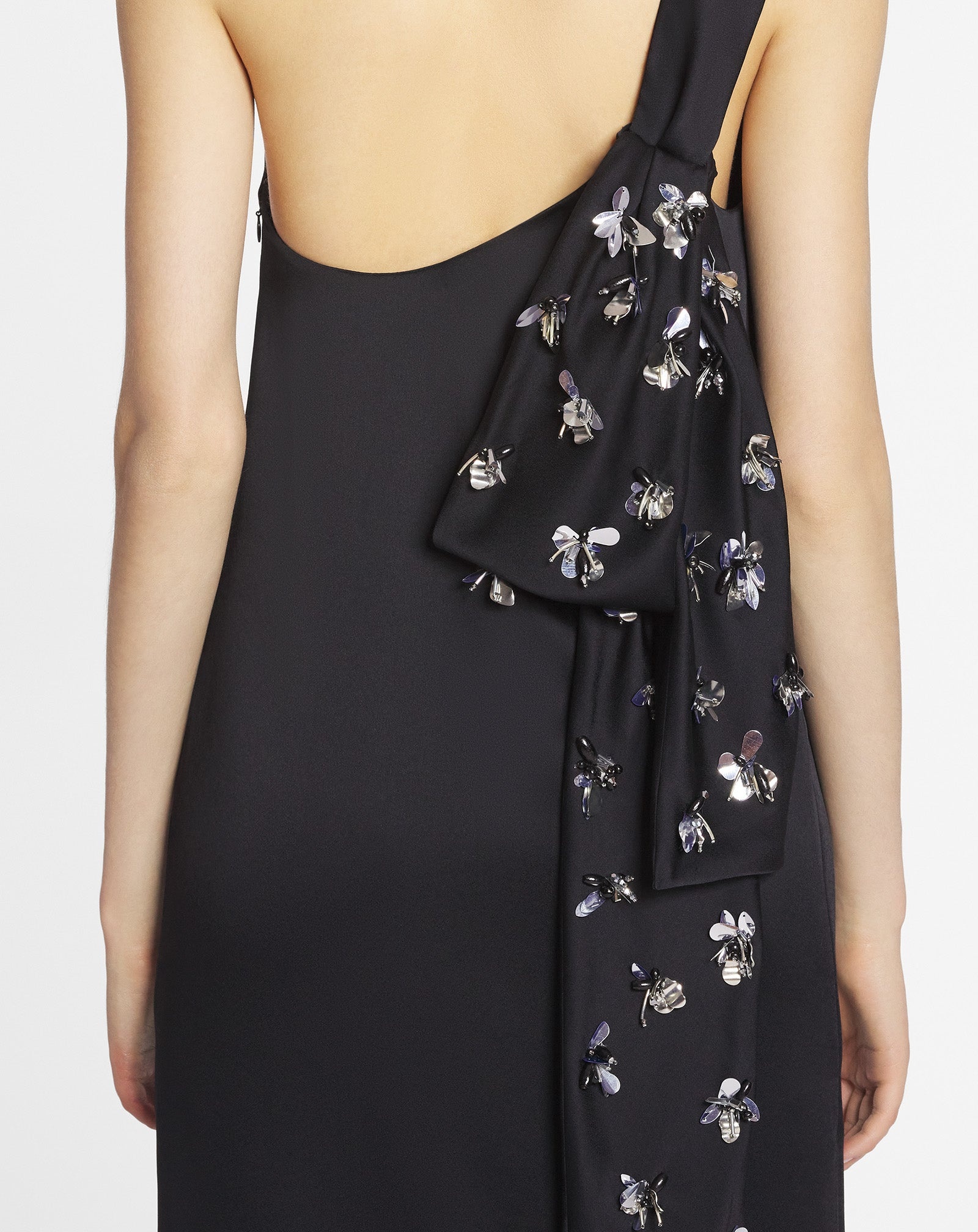 ASYMMETRICAL RIBBON DRESS - 6