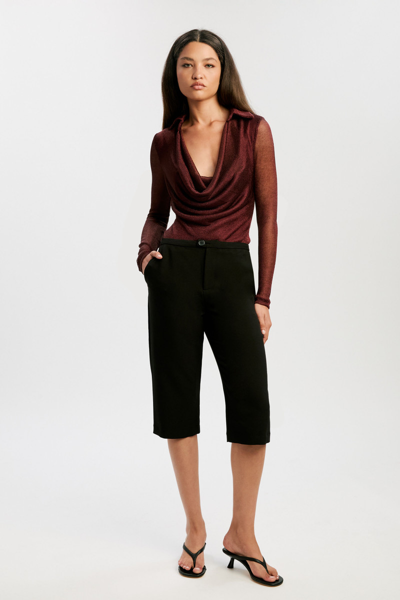 BARDOT Ellera Capri Short In Black outlook