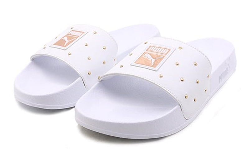 PUMA (WMNS) PUMA Leadcat Studs Slide White 369405-02 outlook