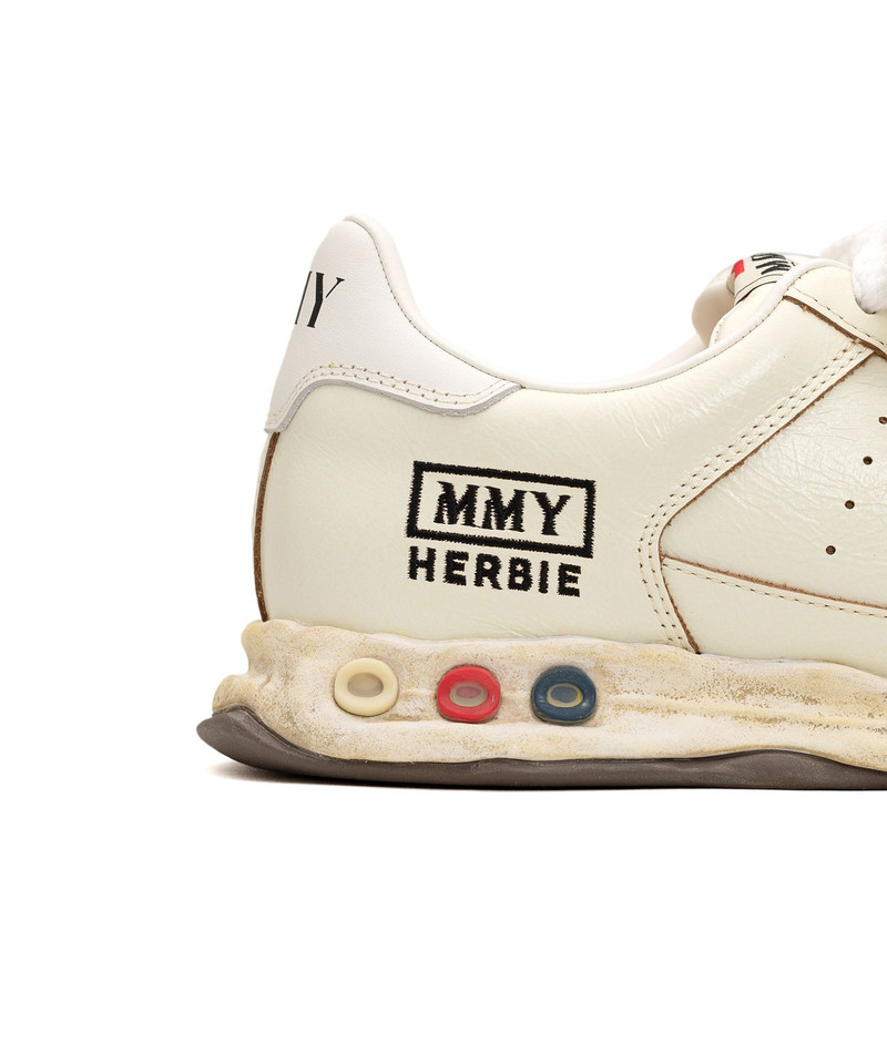 "HERBIE" OG Sole Wrinkled Leather Low-top Sneaker 9