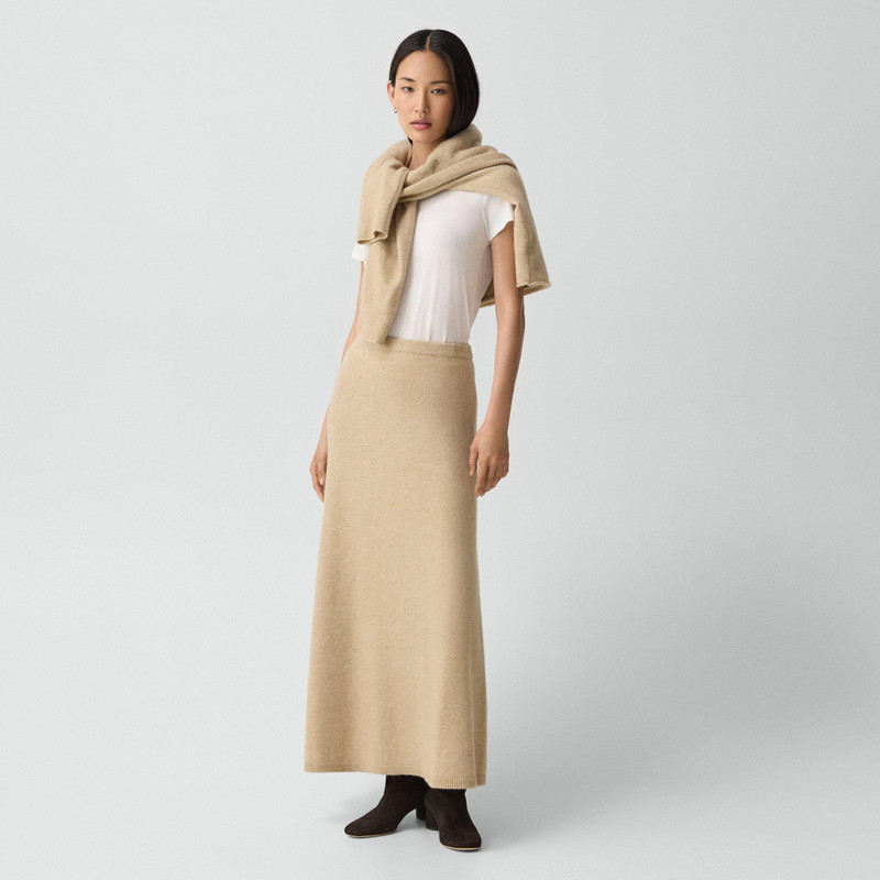 Knit Pull-On Skirt in Astor Wool 3