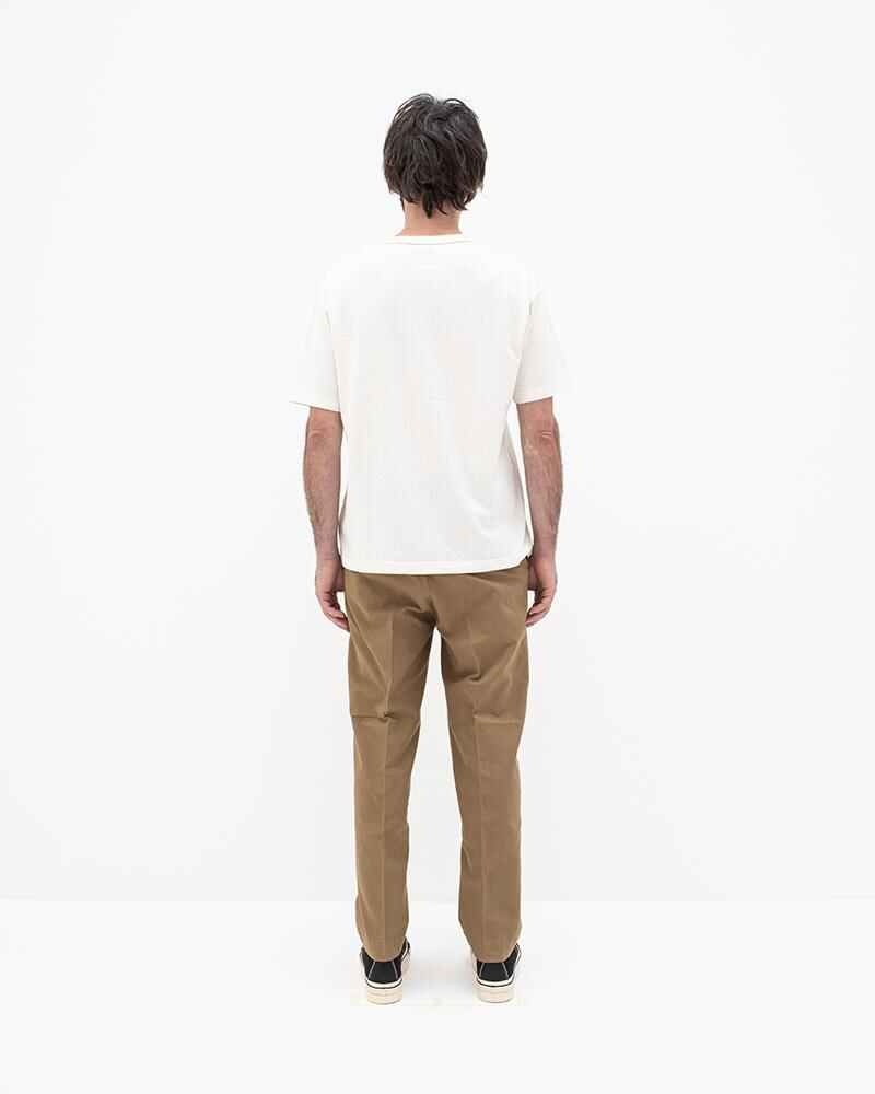 CHINO PANTS HW TAPER KHAKI - 4