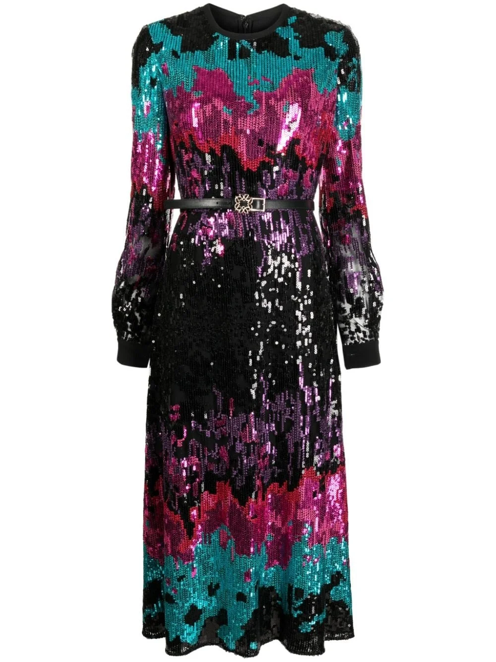belted sequin midi dress Bronze Dorothy Perkins DP Luxe Multi Sequin Wrap Belted Midi Dress