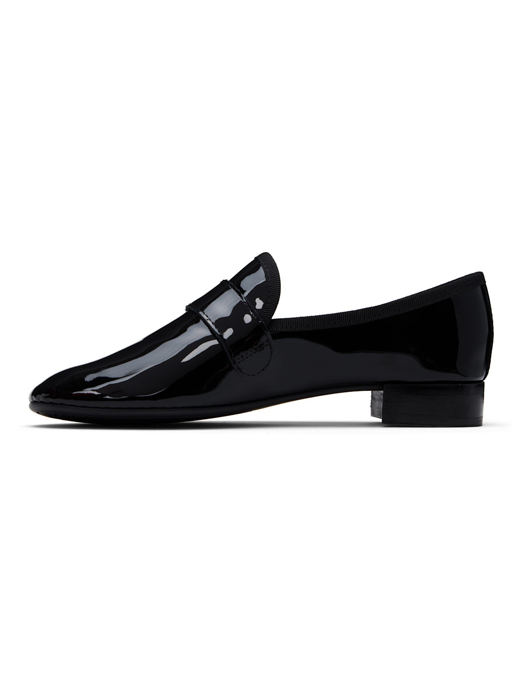 Black Michael Rubber Sole Loafers - 3