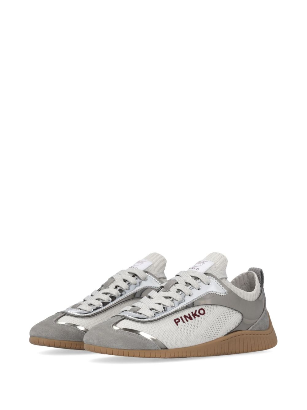 panelled sneakers - 4