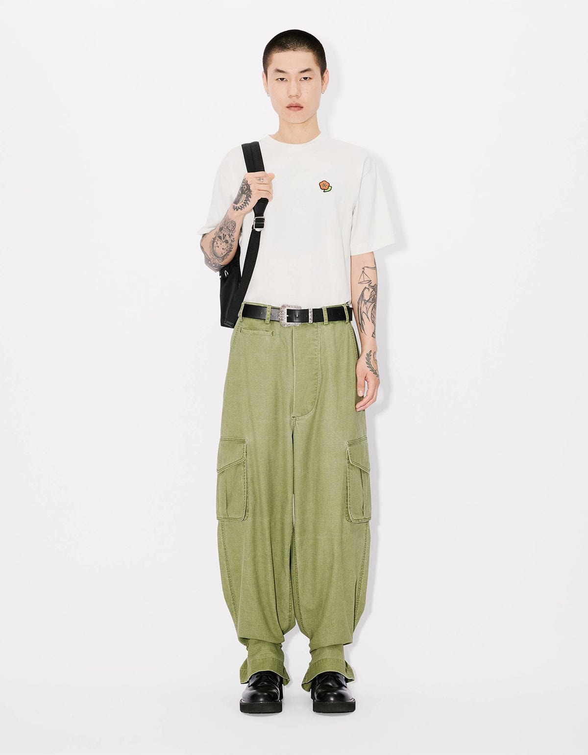 Kenzo Pop Embroidered Off-White T-Shirt - 5