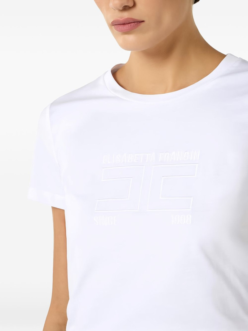 embroidered-logo T-shirt 5
