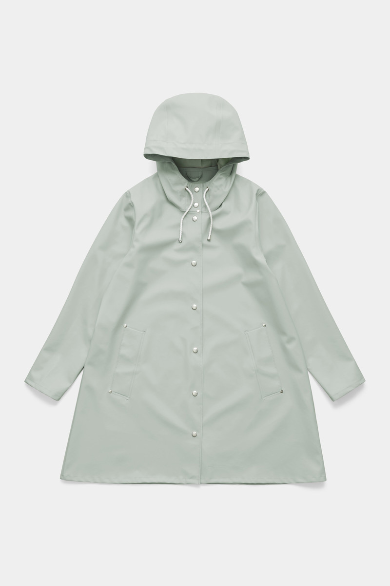 Mosebacke Lightweight Raincoat Sage 4
