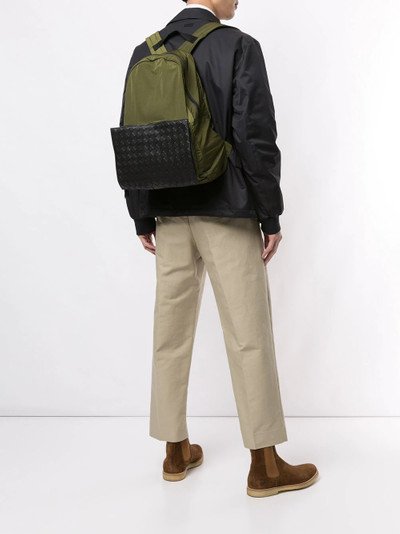 Bottega Veneta Intrecciato weave detail backpack outlook