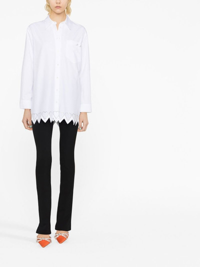 MACH & MACH crystal-embellished long-sleeve shirt outlook