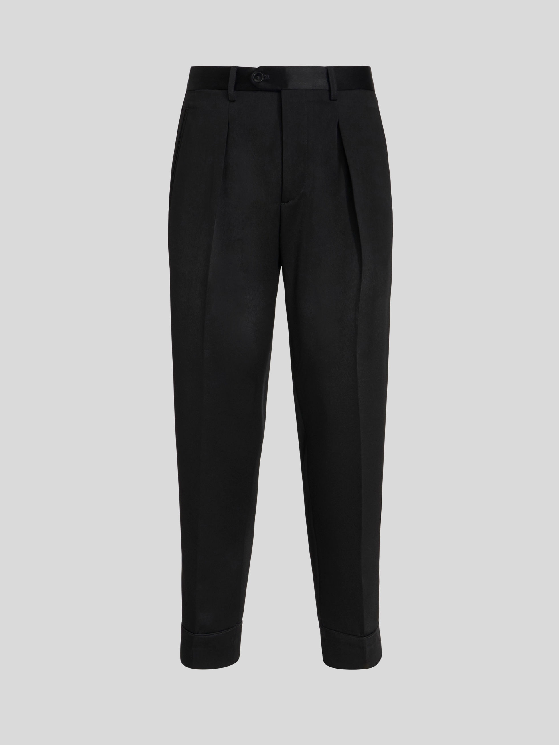 TAILORED TROUSERS WITH PIPING - 1
