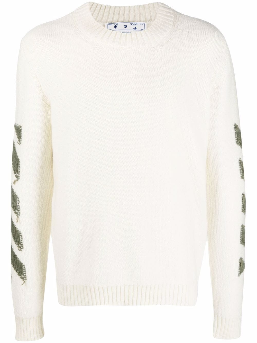 Arrows motif knitted jumper - 1