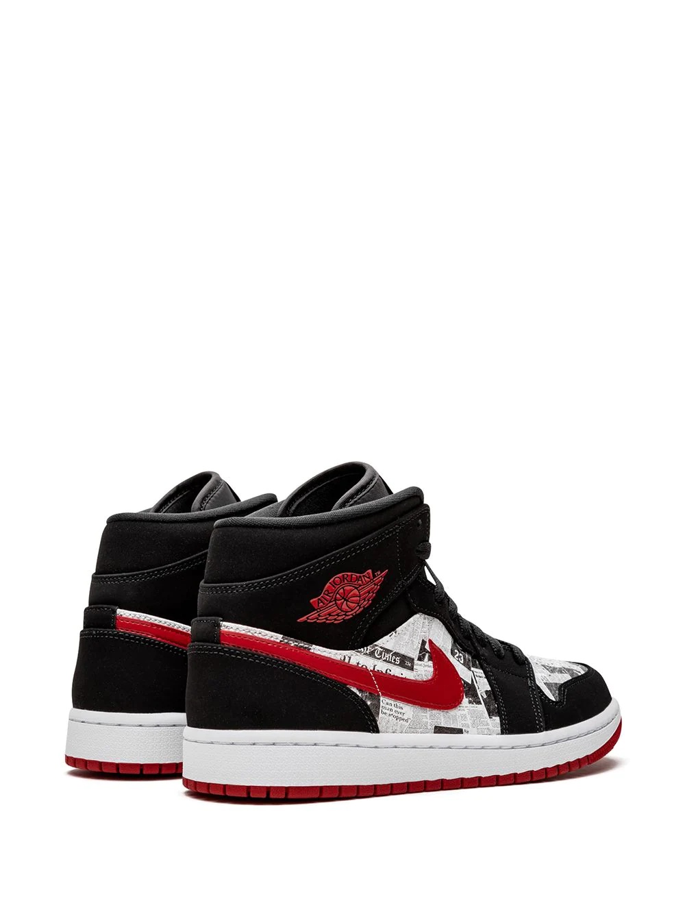 Air Jordan 1 Mid SE newspaper air times - 3