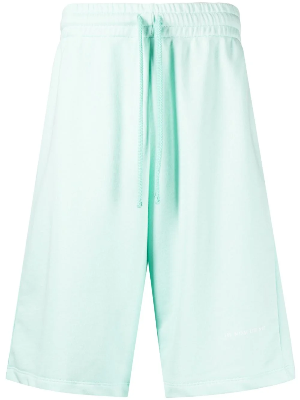 elasticated-waist cotton bermuda - 1