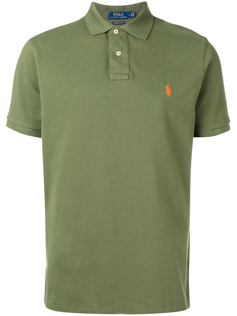 embroidered logo polo shirt 1
