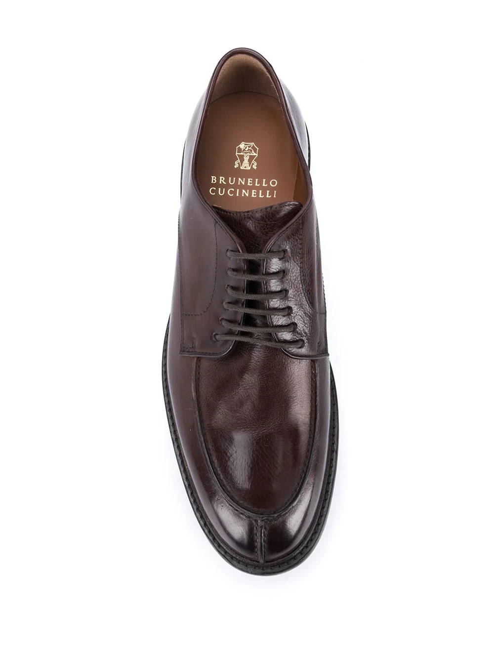 almond toe derby shoes - 4