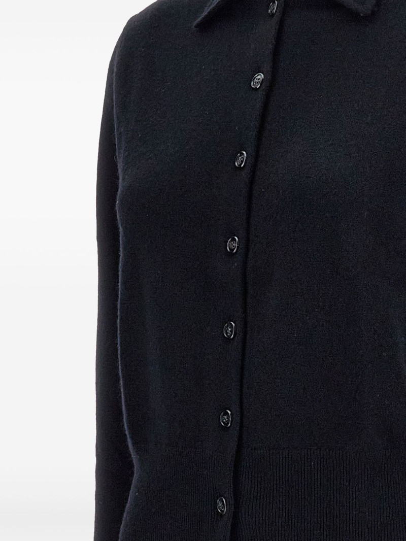 LISA YANG classic-collar cardigan outlook