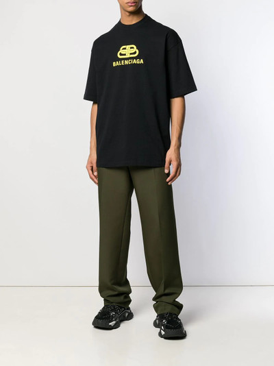 BALENCIAGA logo print T-shirt outlook