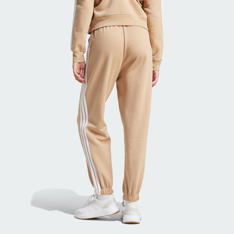 Essentials 3-Stripes Fleece Loose-Fit Pants 3