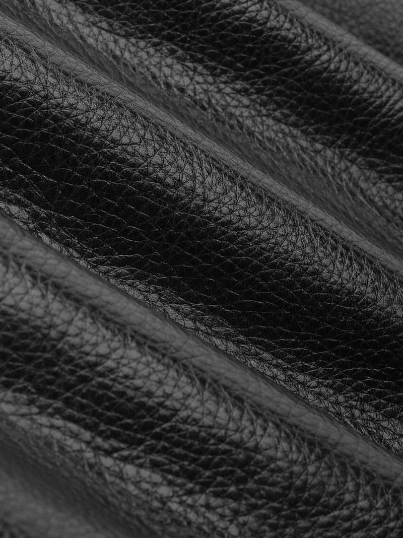 Leather Notch Lapel Jacket 4