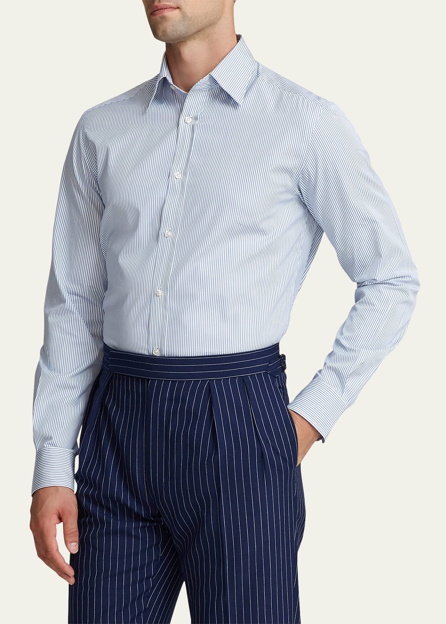 Men's Sinclair Striped Sport Shirt - 4