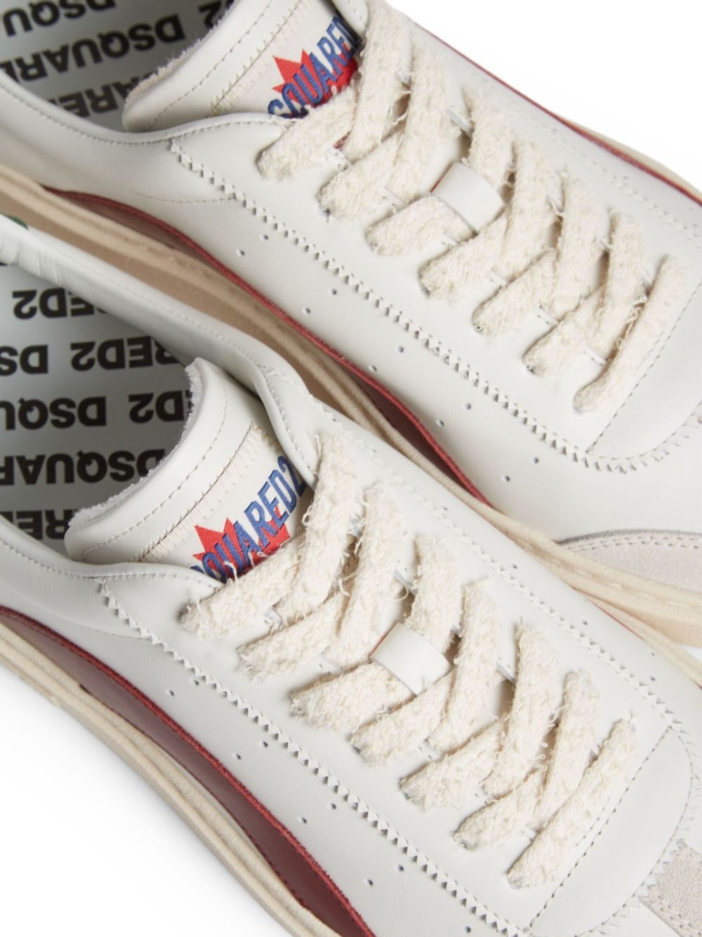 leather sneakers - 4
