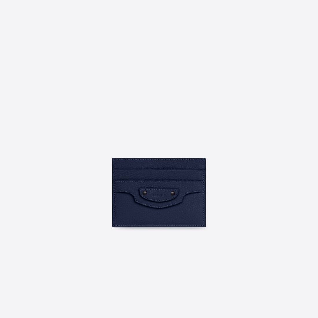 Men's Neo Classic Card Holder in Blue - 1